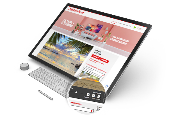 Egyedi vászonkép generátor rendszer